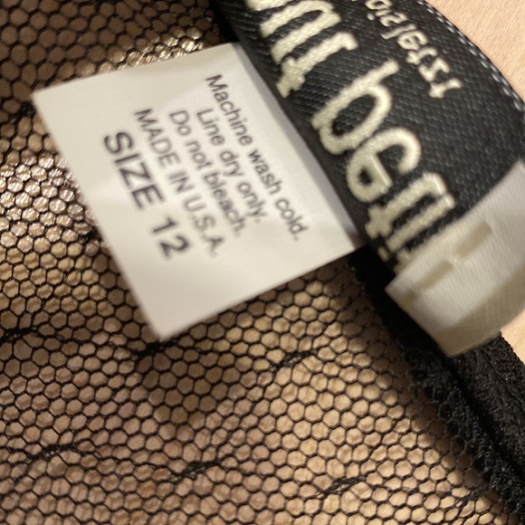 Les tout petits black stretch mesh top fit flare dress 12 - Picture 5 of 7